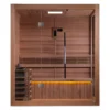 Forssa 3 Person Indoor Traditional Steam Home Sauna