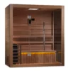 Forssa 3 Person Indoor Traditional Steam Home Sauna