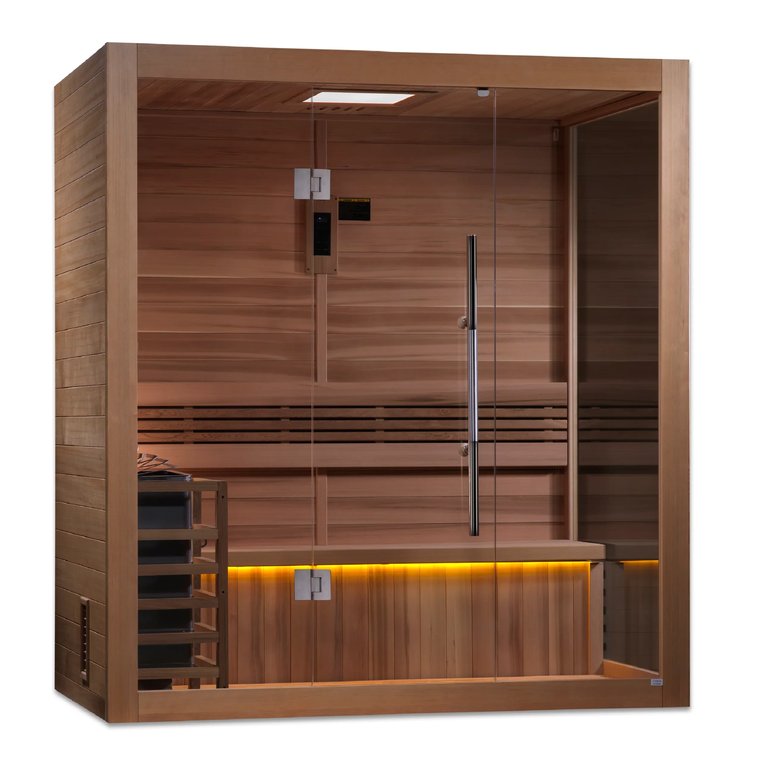 Forssa 3 Person Indoor Traditional Steam Home Sauna