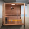 Forssa 3 Person Indoor Traditional Steam Home Sauna