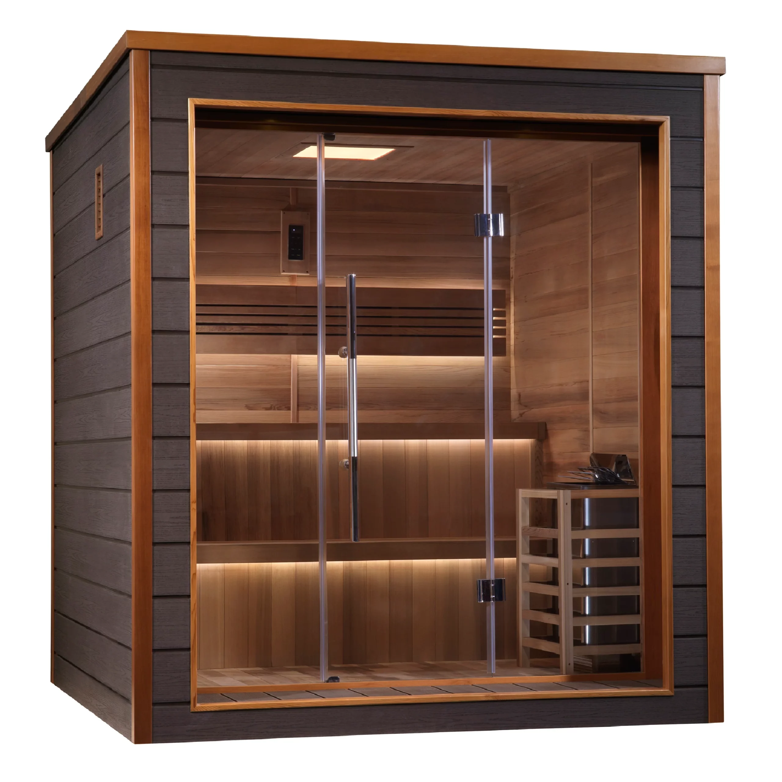Bergen 6 Person  Indoor & Outdoor Traditional Steam Sauna