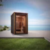 Nora 2 Person Hybrid Full-Spectrum Infrared Commercial Indoor / Outdoor Traditional Steam Sauna