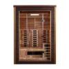 Nora 2 Person Hybrid Full-Spectrum Infrared Commercial Indoor / Outdoor Traditional Steam Sauna