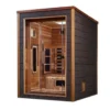 Nora 2 Person Hybrid Full-Spectrum Infrared Commercial Indoor / Outdoor Traditional Steam Sauna