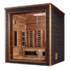 Visby 3 Person Hybrid Full-Spectrum Infrared Commercial Indoor / Outdoor Traditional Steam Sauna