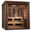 Karlstad 6 Person Hybrid Full-Spectrum Infrared Commercial Indoor / Outdoor Traditional Steam Sauna