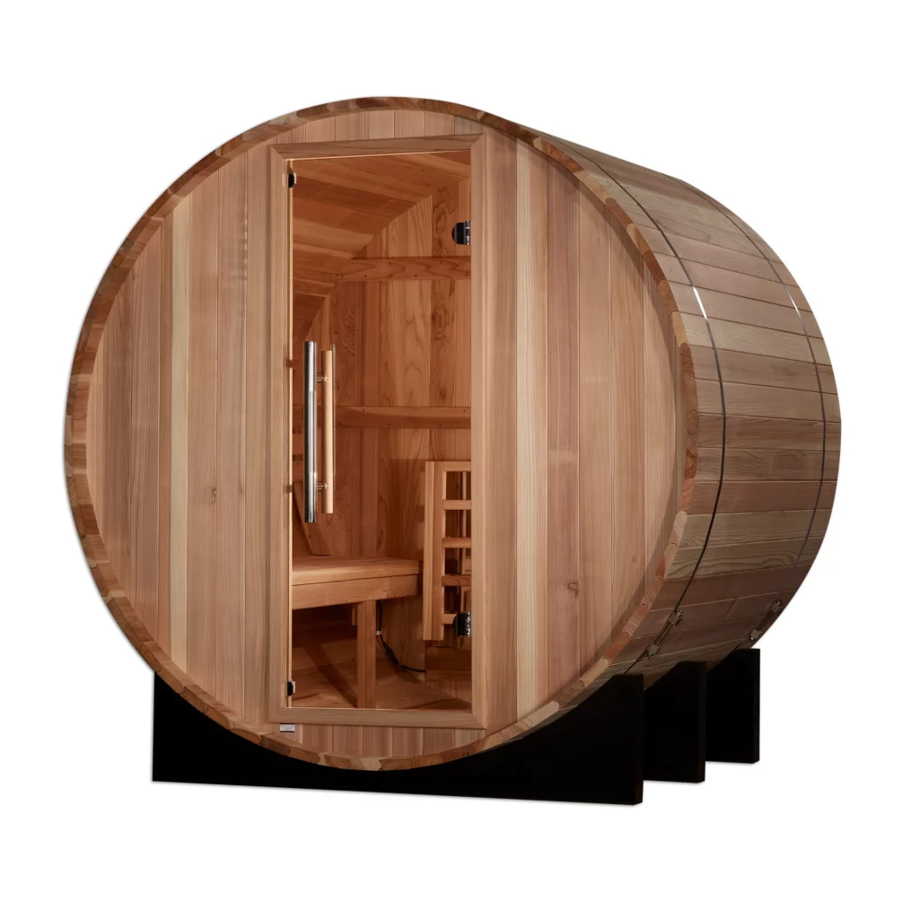 St. Moritz 2 Person Barrel Outdoor Traditional Steam Sauna