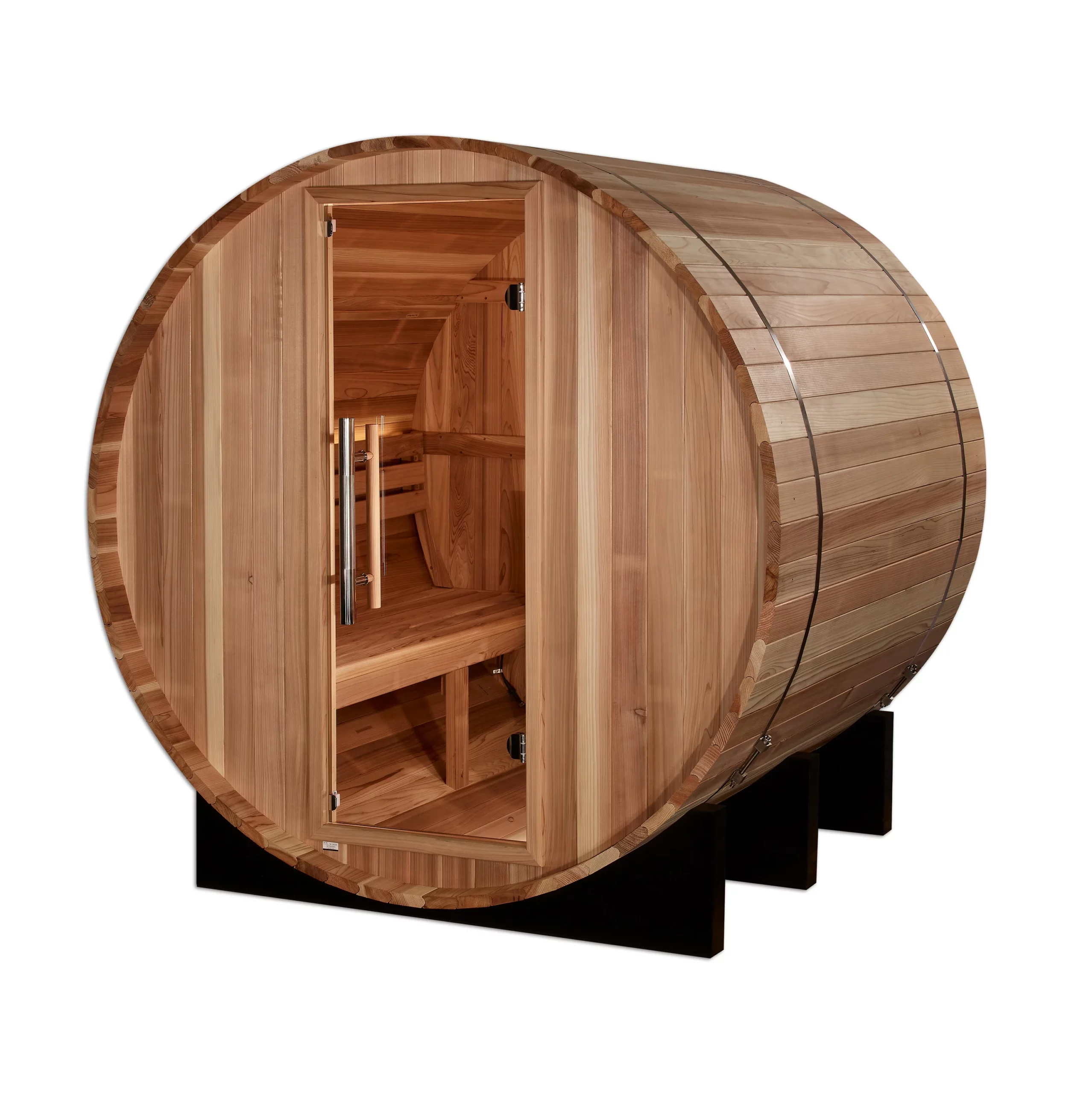 St. Moritz 2 Person Barrel Outdoor Traditional Steam Sauna