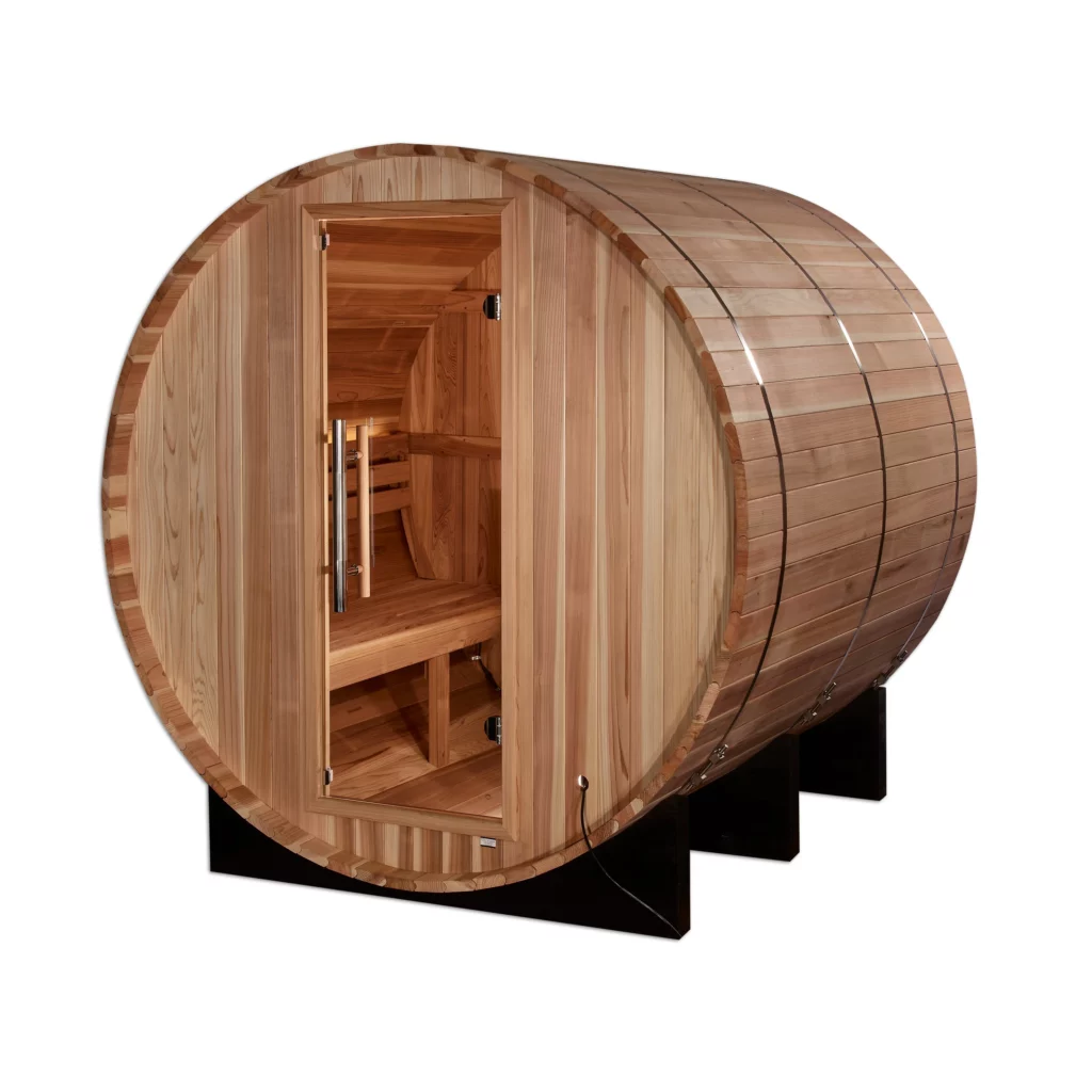 Arosa 4 Person Barrel Outdoor Traditional Steam Sauna