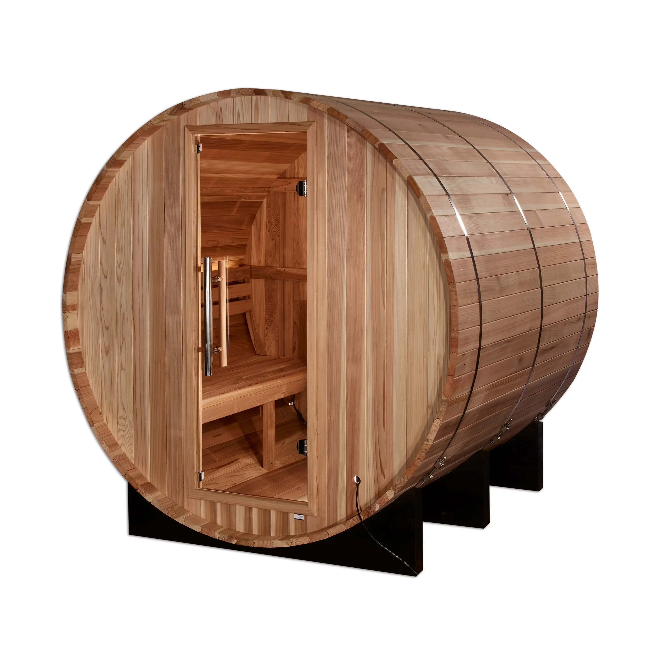 Arosa 4 Person Barrel Outdoor Traditional Steam Sauna