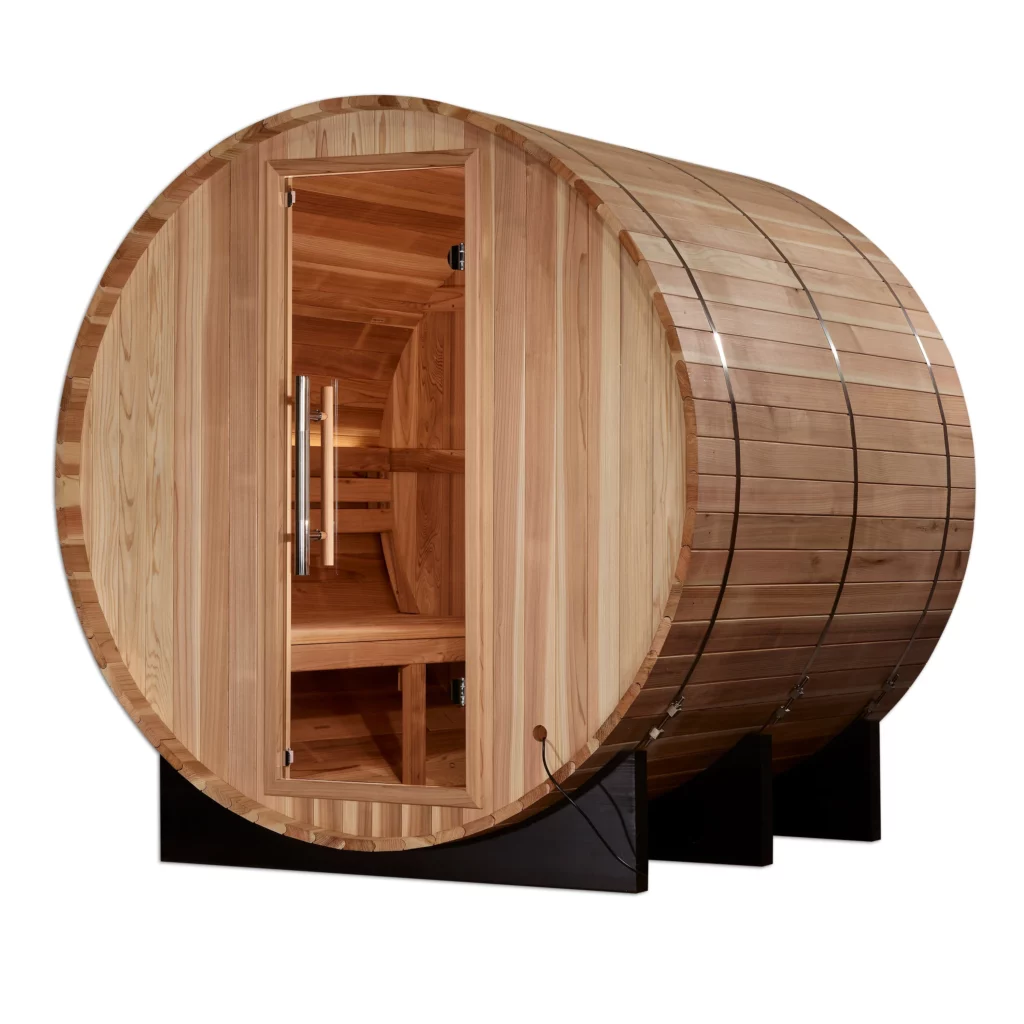Arosa 4 Person Barrel Outdoor Traditional Steam Sauna