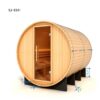 St. Moritz 2 Person Barrel Outdoor Traditional Steam Sauna