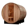 Klosters 6 Person Barrel Outdoor Traditional Steam Sauna