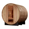 Zurich 4 Person Barrel Outdoor Traditional Steam Sauna