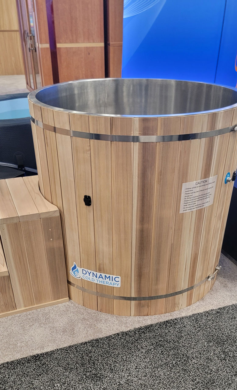 TUB ONLY | Dynamic Cold Therapy Cedar Barrel Spa - 304 Stainless Steel