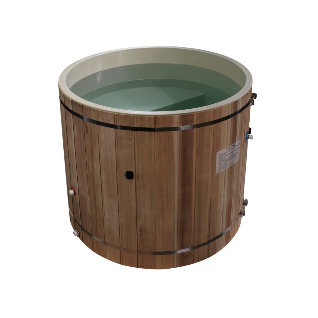 TUB ONLY  |  Dynamic Cold Therapy Cedar Barrel Spa - Plastic Tub