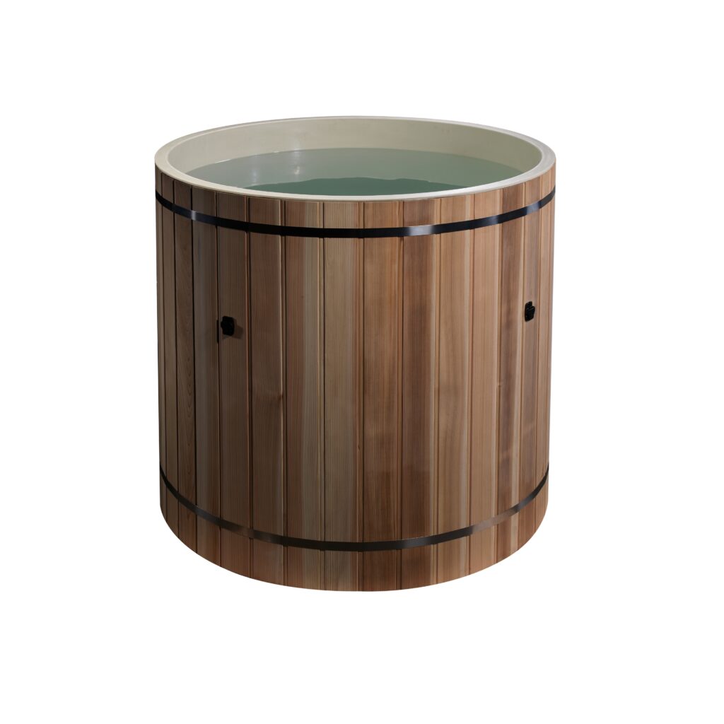 TUB ONLY  |  Dynamic Cold Therapy Cedar Barrel Spa - Plastic Tub