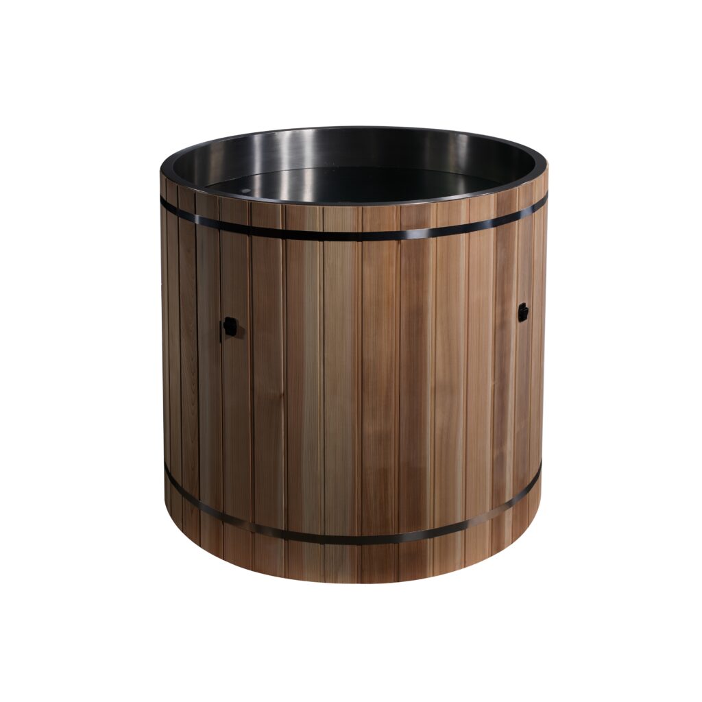 TUB ONLY | Dynamic Cold Therapy Cedar Barrel Spa - 304 Stainless Steel