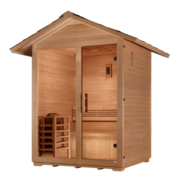 Arlberg 3 Person Traditional Outdoor Steam Sauna