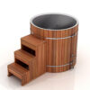 TUB ONLY | Dynamic Cold Therapy Cedar Barrel Spa - 304 Stainless Steel