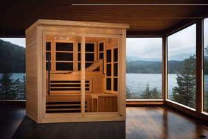 Asteroid 6 Person Commercial Grade Near Zero EMF Far Infrared Sauna