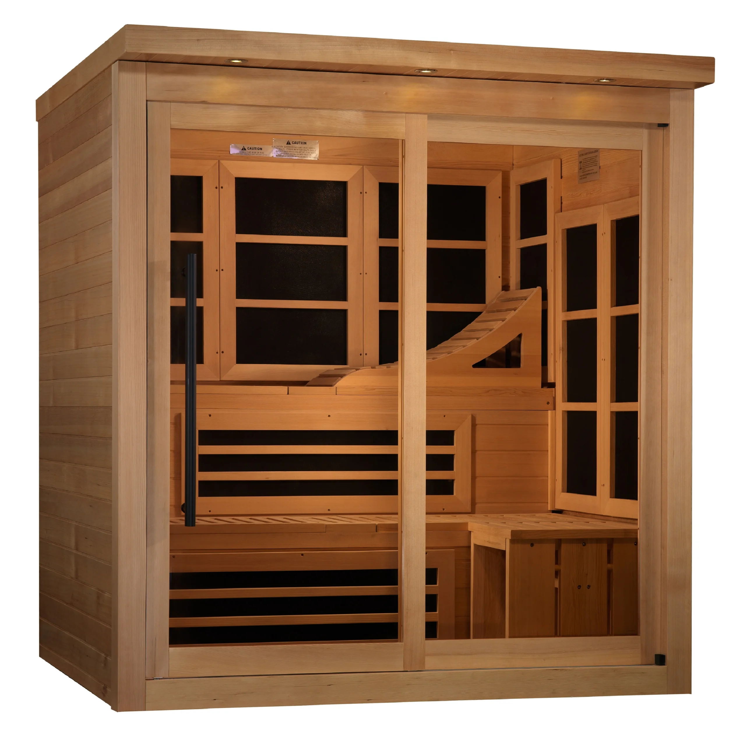 Asteroid 6 Person Commercial Grade Near Zero EMF Far Infrared Sauna