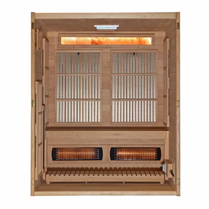 Soria 3 Person Indoor Full-Spectrum Infrared and Steam Sauna