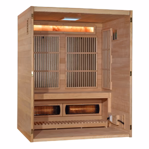 Soria 3 Person Indoor Full-Spectrum Infrared and Steam Sauna