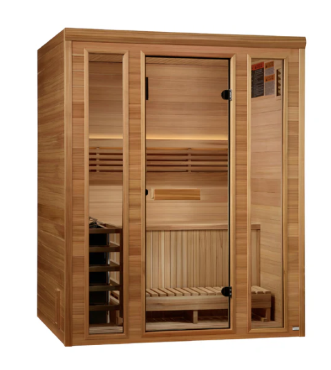 Andermatt 3 Person Traditional Indoor Home Steam Sauna