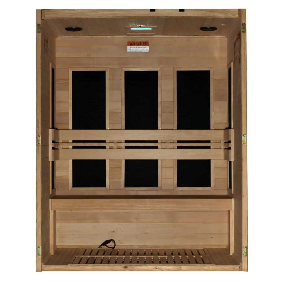 Toscana 3 Person Ultra-Low EMF Far Infrared Sauna